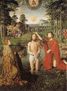 Gerard David The Baptism of Christ oil painting